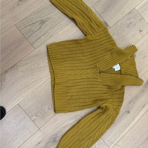 Mustard Yellow Women's Sweater